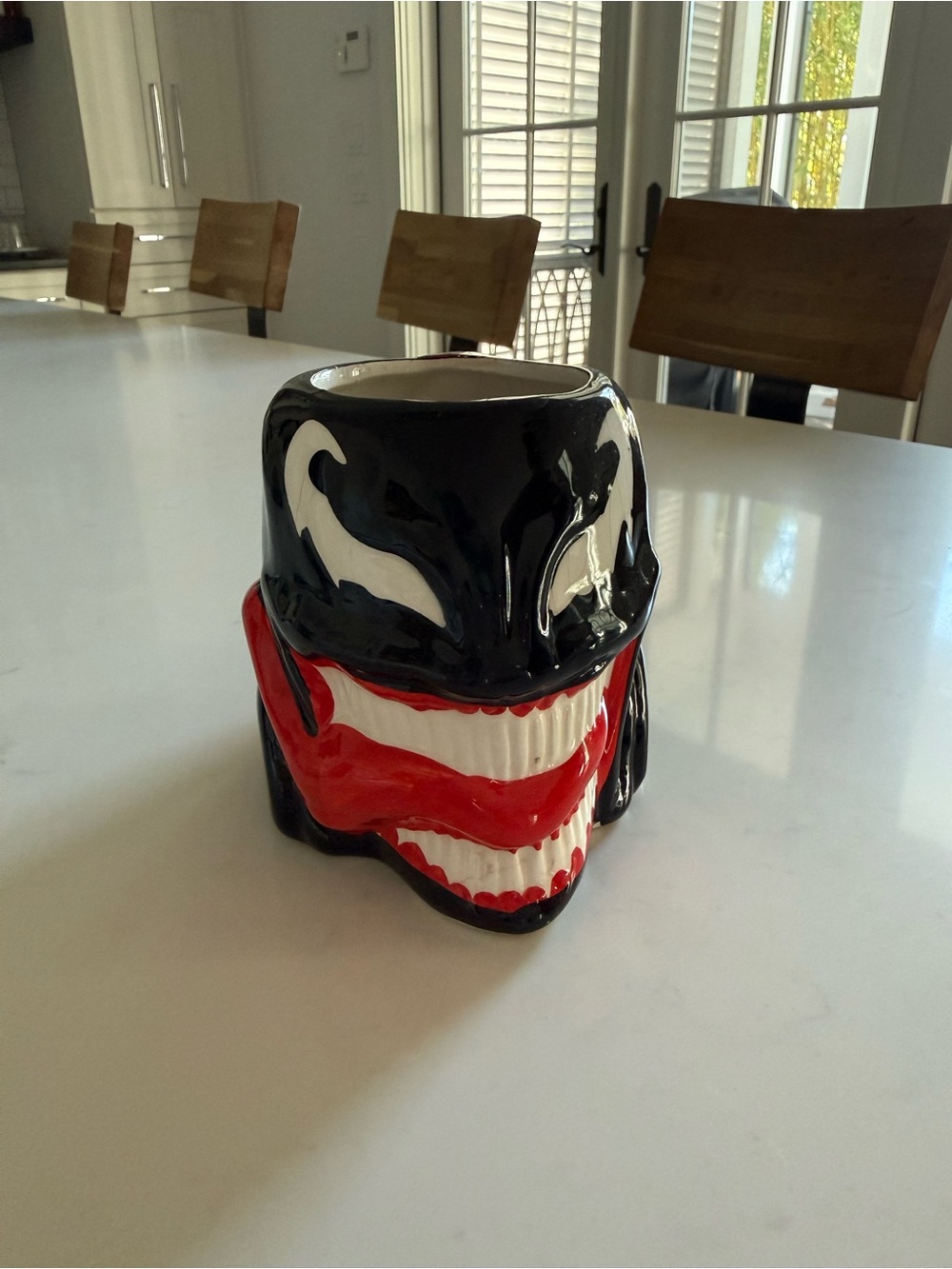 Venom Black and Red Ceramic Novelty Mug - Venom Style